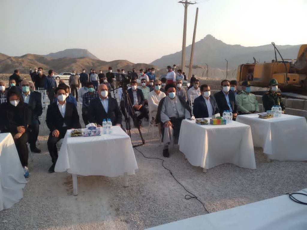 آیین کلنگ زنی کارخانه تولید کربنات استرانسیوم بهمئی