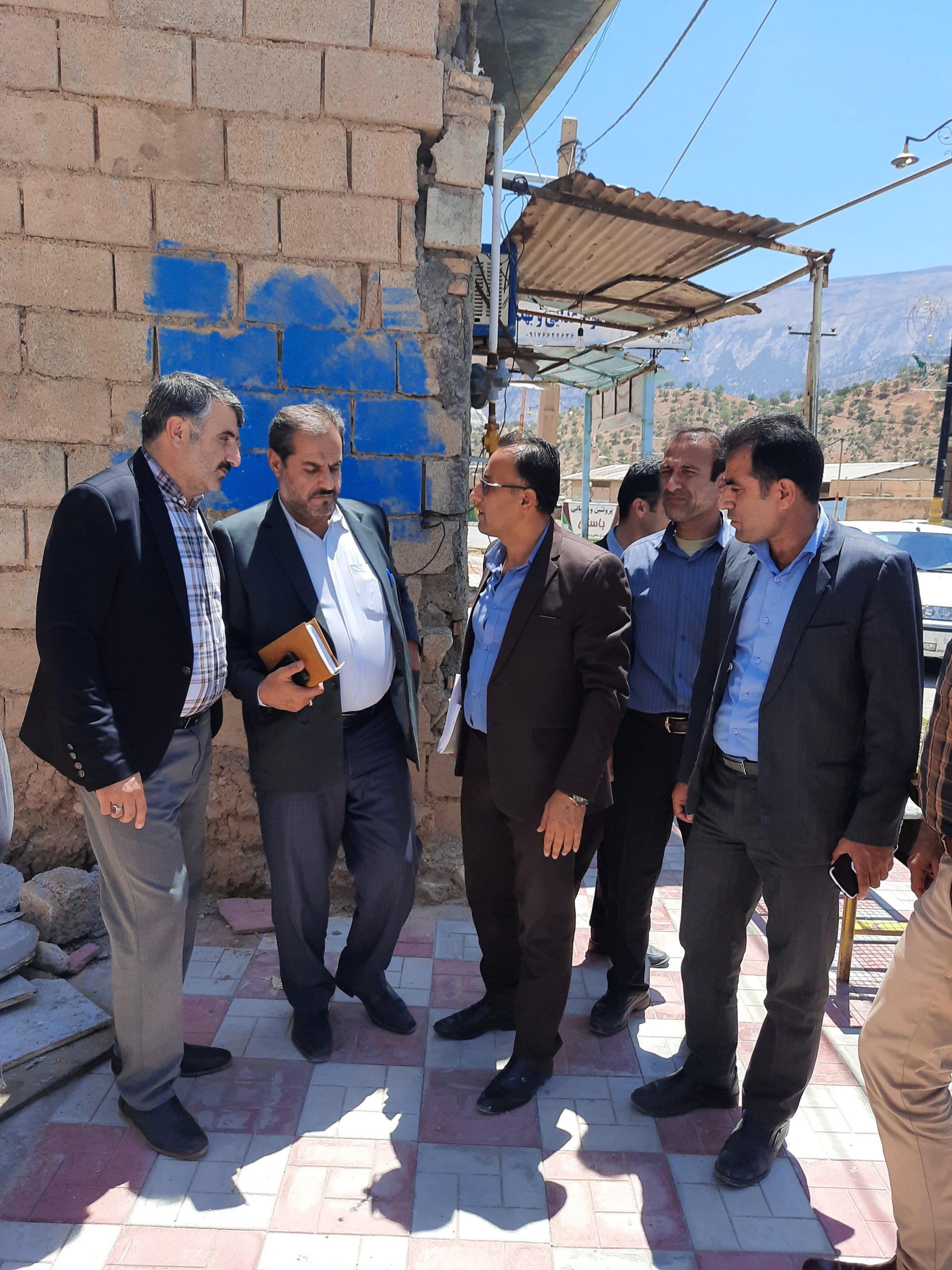 مدیرکل امور شهری استانداری استان کهگیلویه و بویراحمد به همراه فرماندار کهگیلویه به شهر قلعه رئیسی سفر کردند