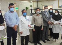 تجلیل از کارکنان آزمایشگاه بیمارستان امام خمینی (ره) به مناسبت روز علوم آزمایشگاهی (+تصاویر)