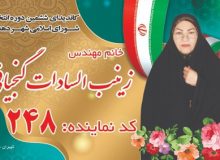 زینب السادات گنجیانی تنها نماینده زنان در انتخابات شورای شهر دهدشت