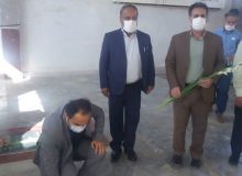 غبار روبی گلزار شهدای باشت به مناسبت هفته قوه قضائیه(+تصاویر)