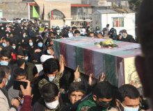 برگزاری مراسم سالگرد شهادت «سردار سلیمانی» و تشییع شهید گمنام در شهر دهدشت (+تصاویر)
