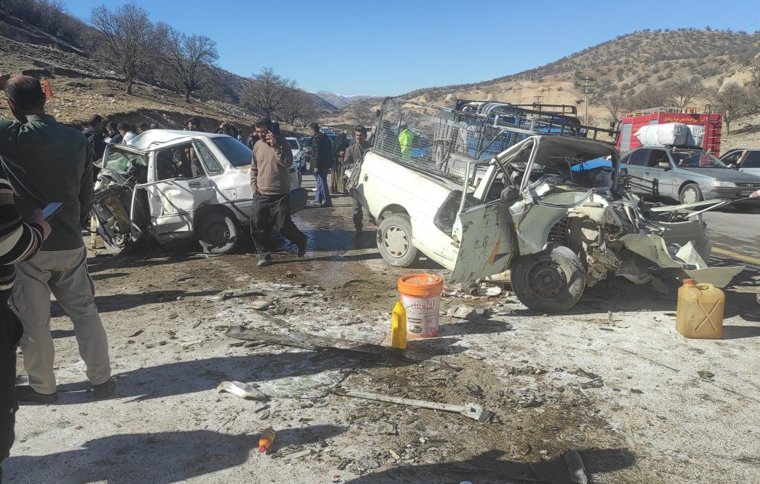 ۴ کشته در تصادف رانندگی جاده یاسوج _ اصفهان