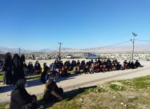 همایش پیاده روی ویژه خواهران در دهدشت برگزار شد (+تصاویر)