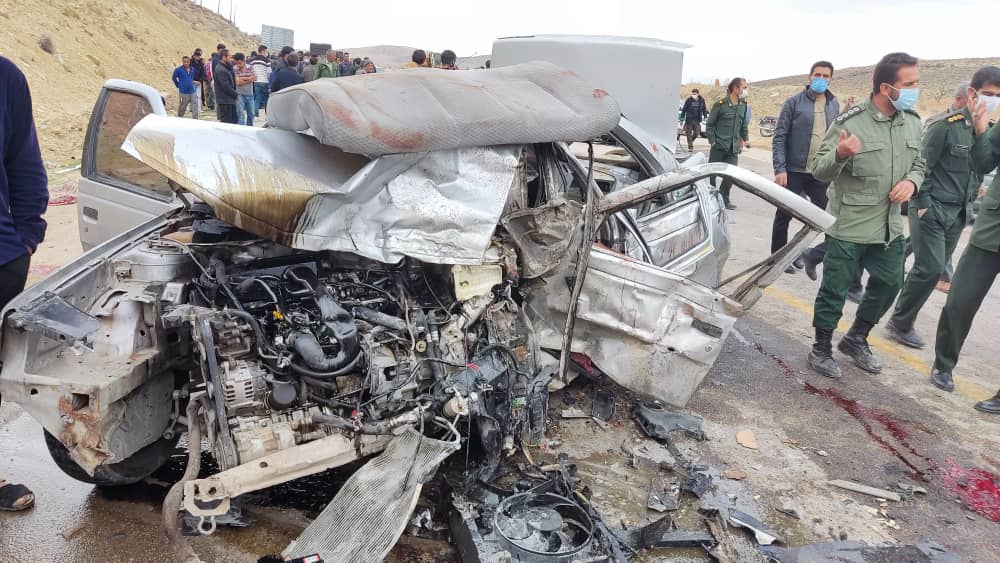 تصادف مرگبار با 8 کشته در جاده یاسوج_ سپیدان (+ تصاویر)