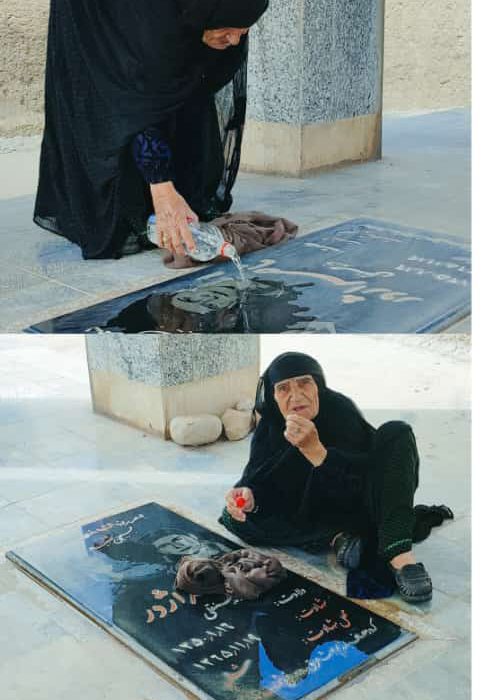 مادر شهید ناصر اژدر از قلعه رئیسی دار فانی را وداع گفت + زمان و مکان تشییع و تدفین