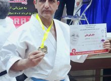 قهرمانی کشور وراه یابی به مسابقات آسیایی برای پیشکسوت کاراته شهرستان کهگیلویه(+تصاویر)