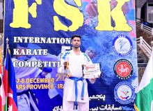 قهرمانی ایران با درخشش کاراته کاهای بویراحمد در مسابقات بین المللی پرشین کاپ استان فارس